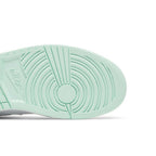 Jordan 1 Mid Mystic Navy Mint Foam – pohled shora | Purekickz