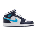 Jordan 1 Mid Obsidian Dark Powder Blue (GS)
