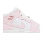 Jordan 1 Mid Pink Foam Fire Red (GS) – detail | Purekickz