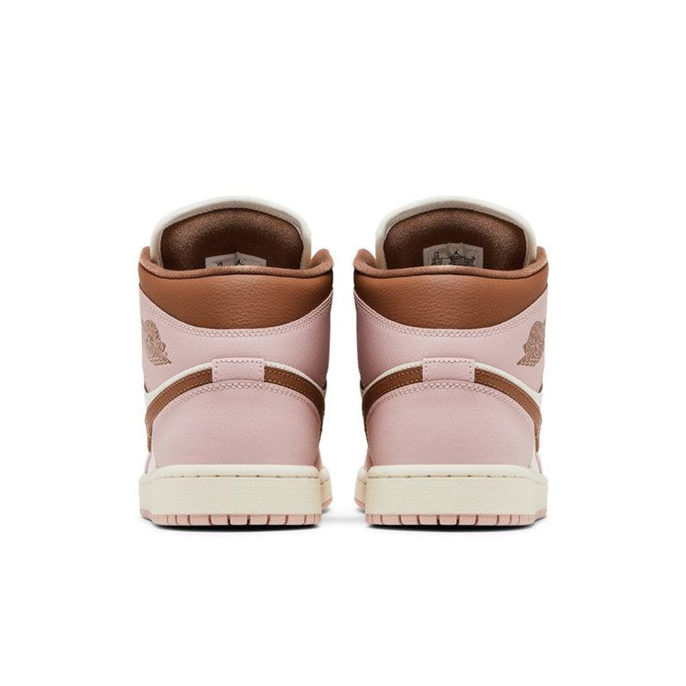 Jordan 1 Mid Pink Oxford Brown