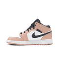 Jordan 1 Mid Pink Quartz (GS) – hlavní pohled | Purekickz