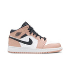 Jordan 1 Mid Pink Quartz (GS) – boční pohled | Purekickz