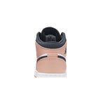 Jordan 1 Mid Pink Quartz (GS) – detail materiálu | Purekickz