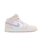 Jordan 1 Mid Pink Wash (GS) – boční pohled | Purekickz