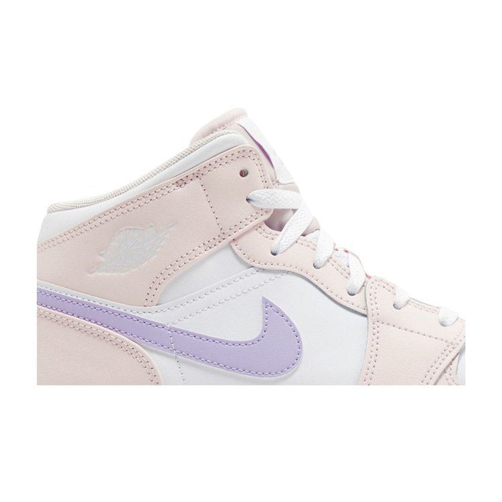 Jordan 1 Mid Pink Wash (GS) – detail | Purekickz