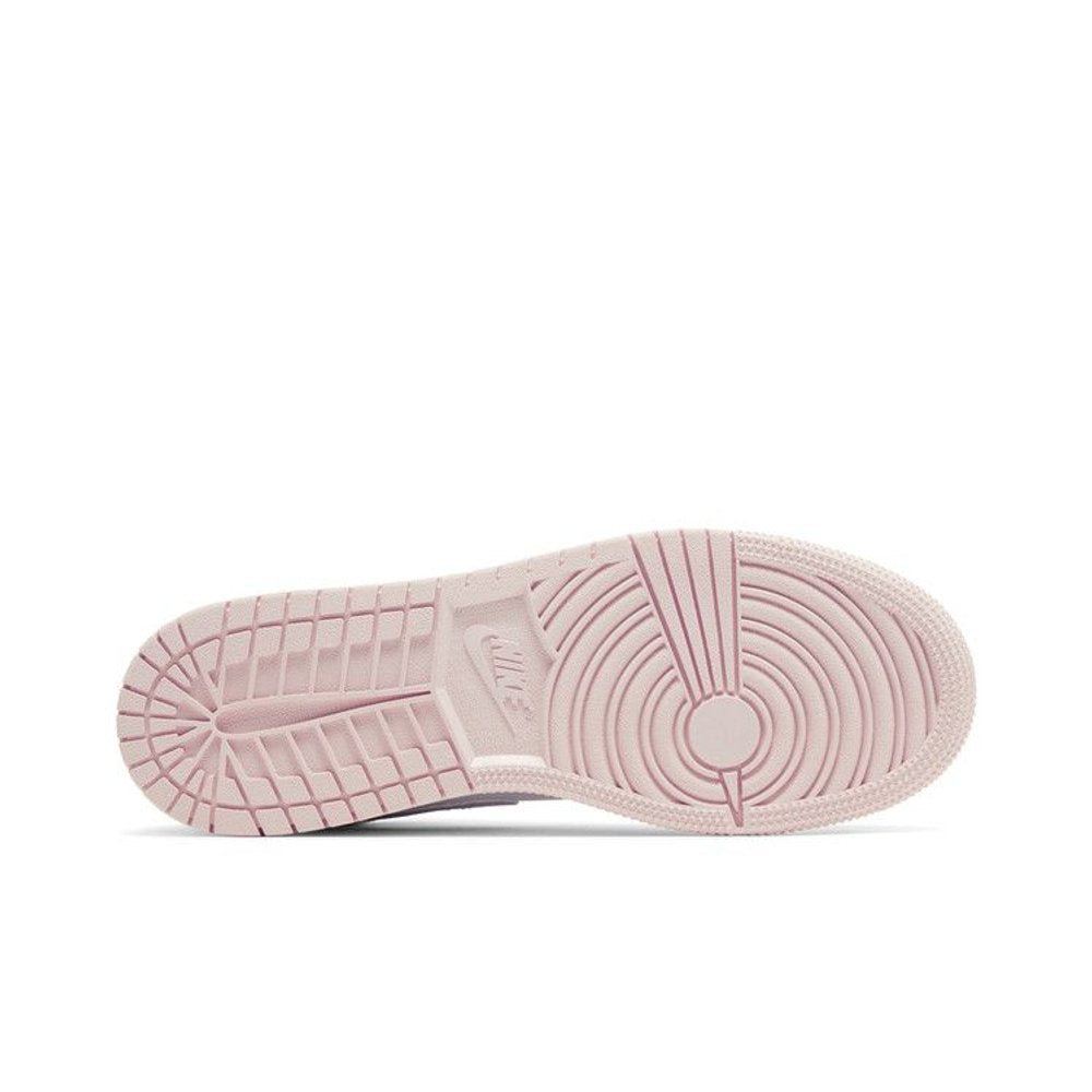 Jordan 1 Mid Pink Wash (GS) – zadní pohled | Purekickz