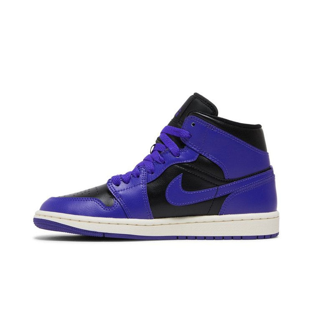 Jordan 1 Mid Purple Black (W) – hlavní pohled | Purekickz
