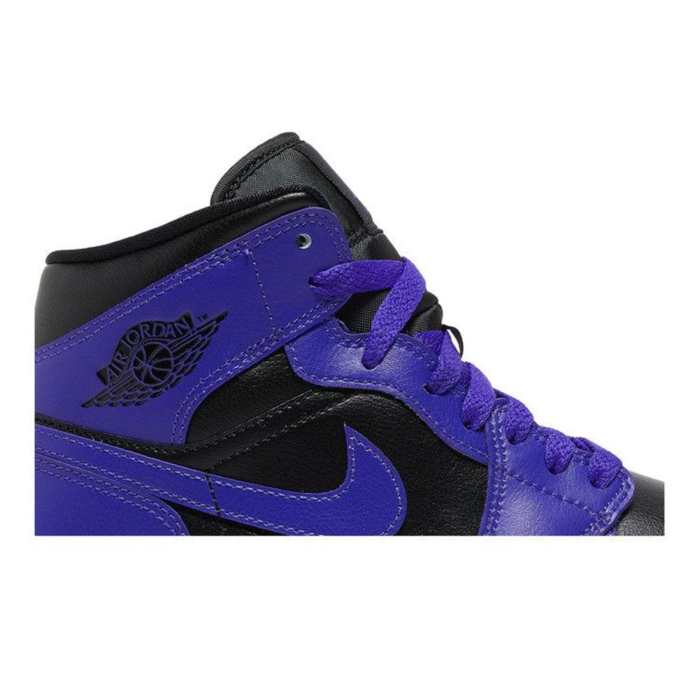 Jordan 1 Mid Purple Black (W) – detail | Purekickz