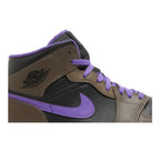Jordan 1 Mid Purple Mocha – detail | Purekickz