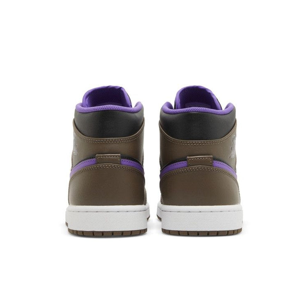 Jordan 1 Mid Purple Mocha – podrážka | Purekickz