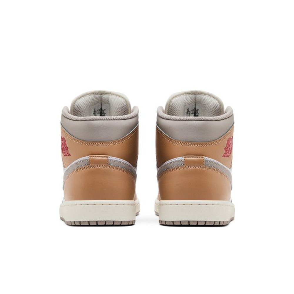 Jordan 1 Mid Rattan White College Grey – podrážka | Purekickz