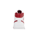 Jordan 1 Mid Reverse Chicago (W) – detail materiálu | Purekickz
