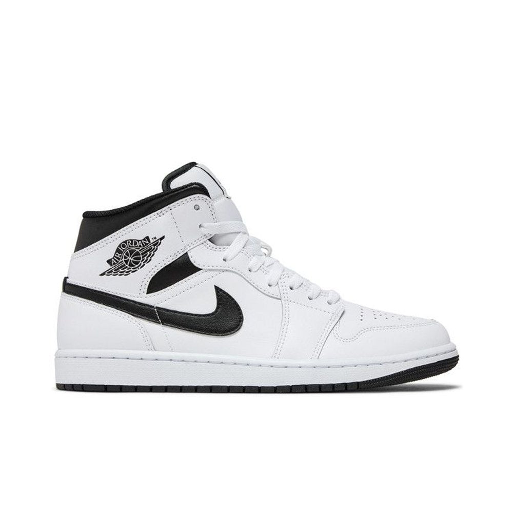 Jordan 1 Mid Reverse Panda – boční pohled | Purekickz