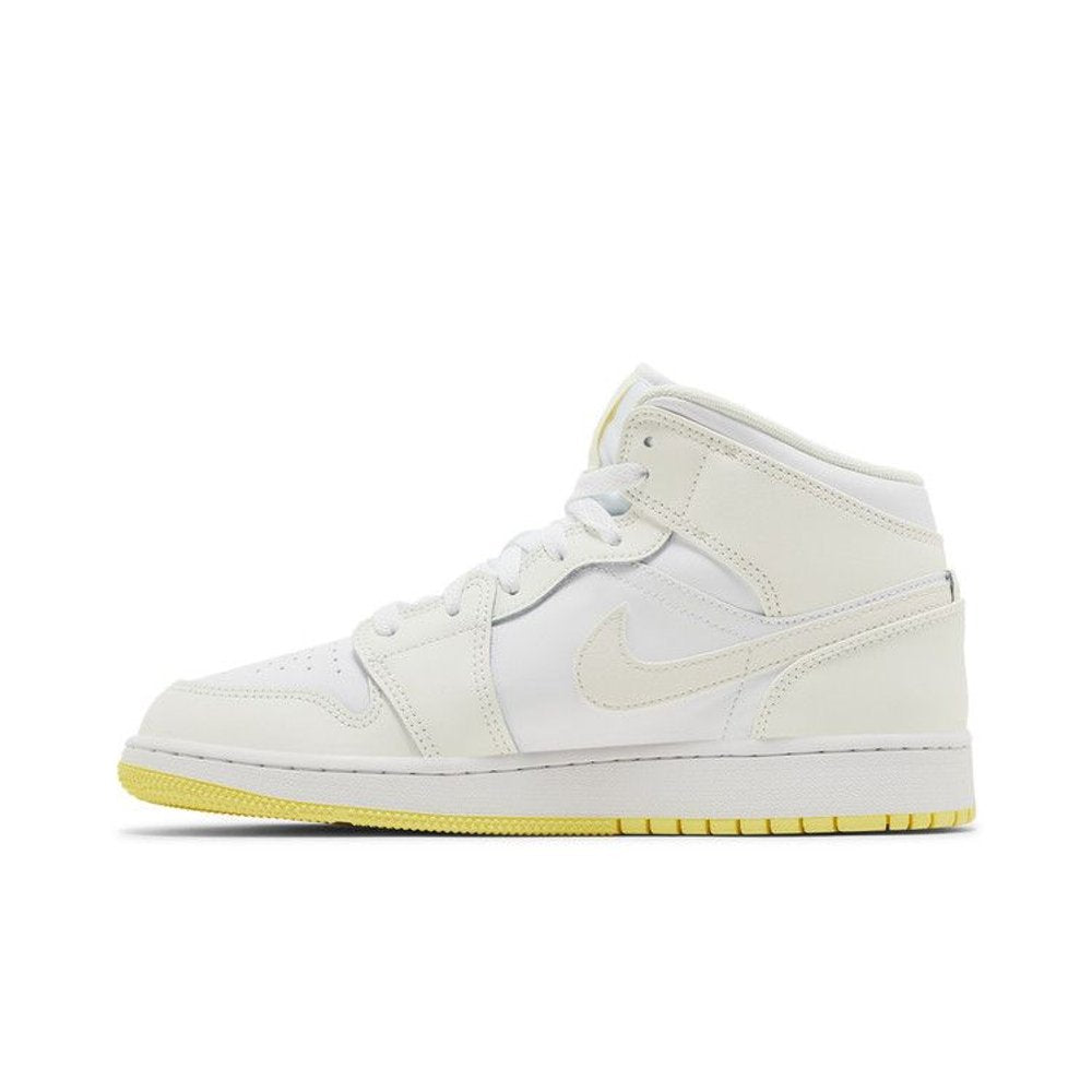 Jordan 1 Mid Sail Light Laser Orange (GS) – hlavní pohled | Purekickz