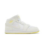 Jordan 1 Mid Sail Light Laser Orange (GS) – boční pohled | Purekickz