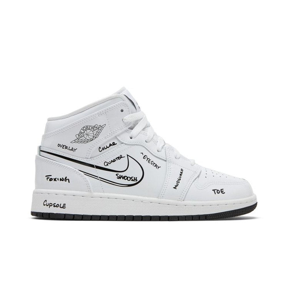 Jordan 1 Mid Schematic (GS)