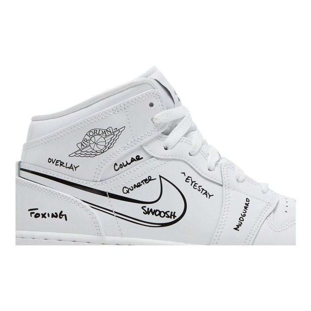 Jordan 1 Mid Schematic (GS)