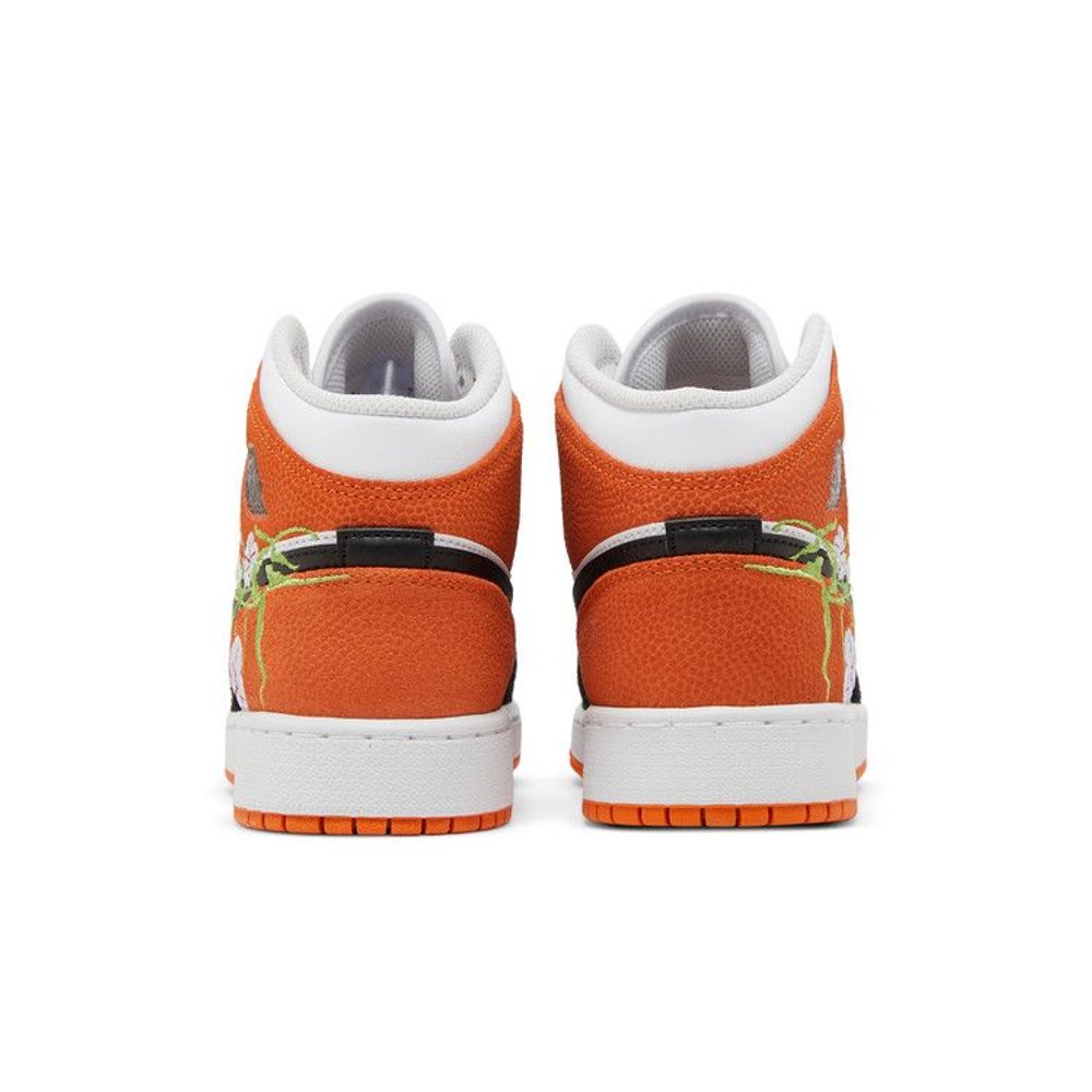 Jordan 1 Mid SE Basketball Blossom (GS)