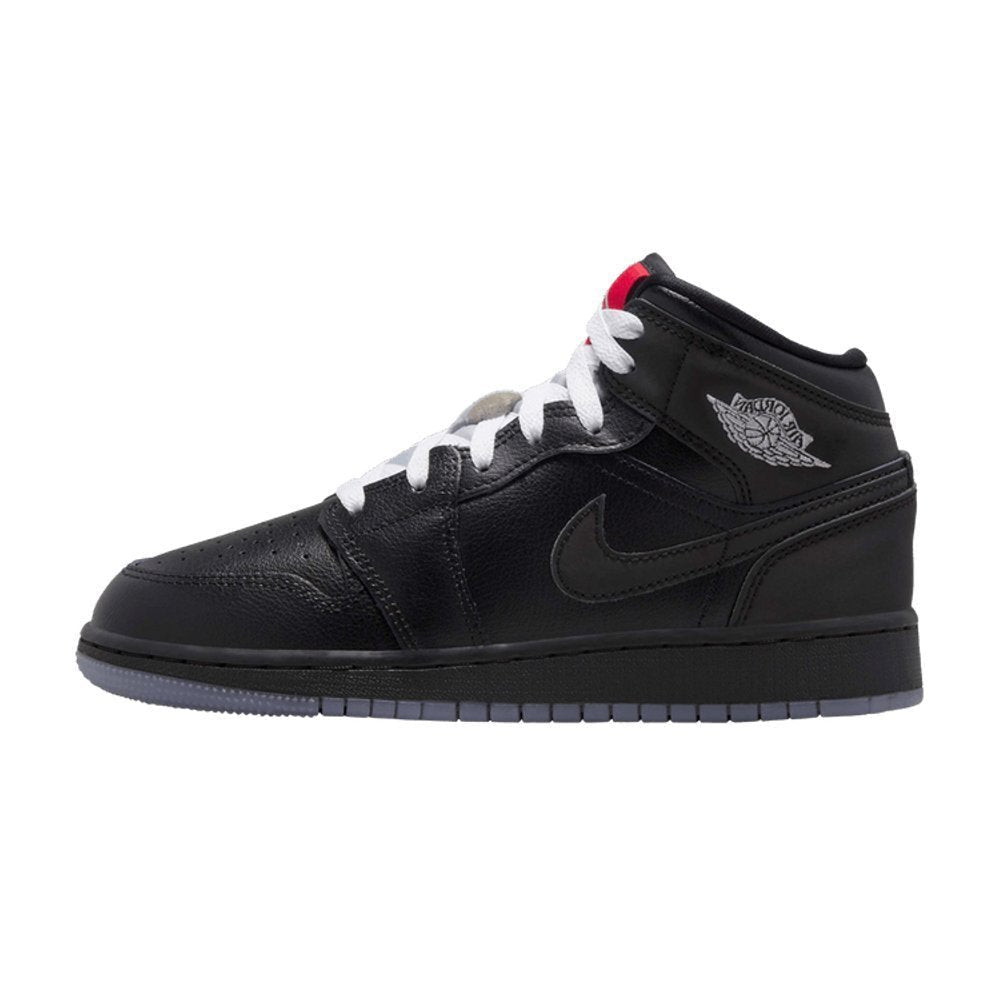 Jordan 1 Mid SE Black Metallic Reimagined (GS) – hlavní pohled | Purekickz