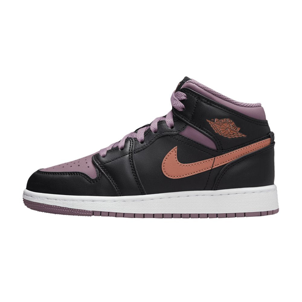 Jordan 1 Mid SE Black Sky J Mauve White Sky J Orange (GS) – hlavní pohled | Purekickz