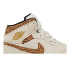 Jordan 1 Mid SE Brown Elephant – detail | Purekickz