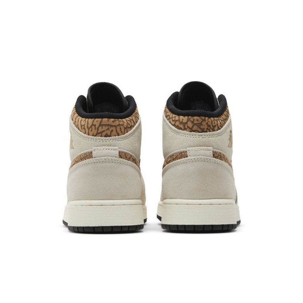Jordan 1 Mid SE Brown Elephant (GS) – podrážka | Purekickz