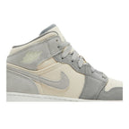Jordan 1 Mid SE Coconut Milk Particle Grey (GS) – detail | Purekickz