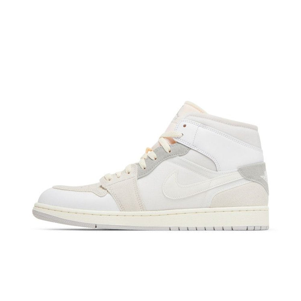 Jordan 1 Mid SE Craft Inside Out White Grey – hlavní pohled | Purekickz