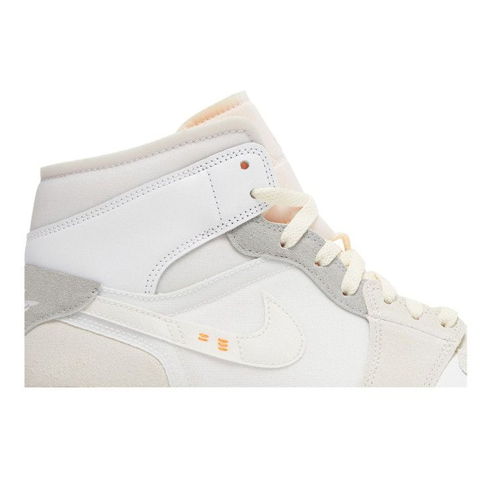 Jordan 1 Mid SE Craft Inside Out White Grey – detail | Purekickz