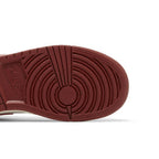 Jordan 1 Mid SE Dune Red – pohled shora | Purekickz