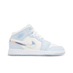 Jordan 1 Mid SE Glitter Swoosh – boční pohled | Purekickz