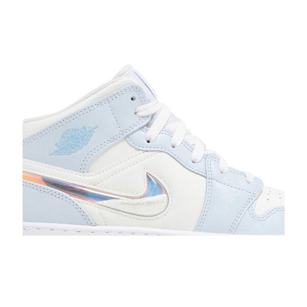 Jordan 1 Mid SE Glitter Swoosh – detail | Purekickz