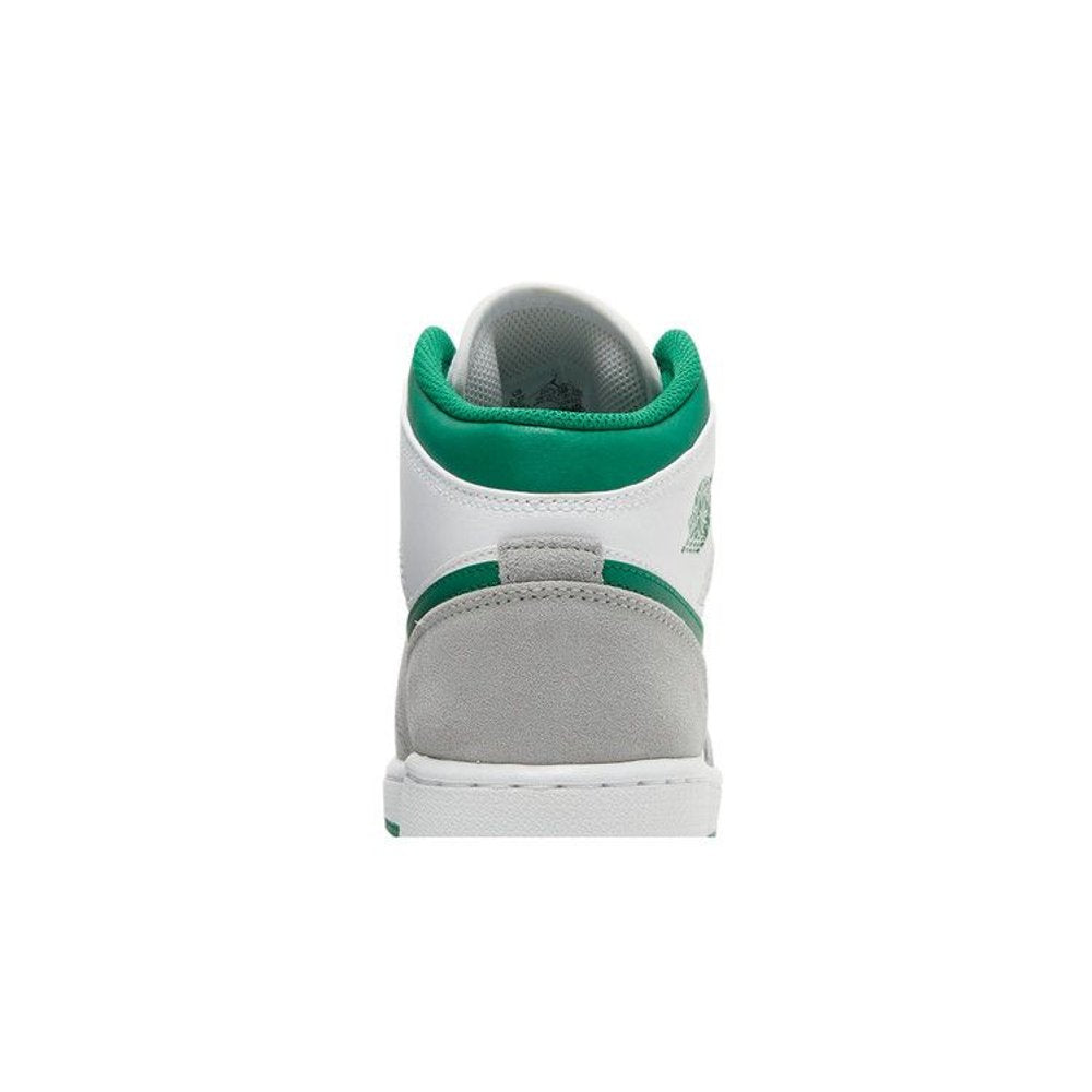 Jordan 1 Mid SE Grey Green – detail materiálu | Purekickz