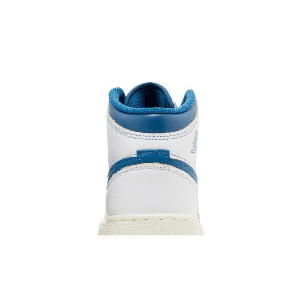 Jordan 1 Mid SE Industrial Blue – detail materiálu | Purekickz