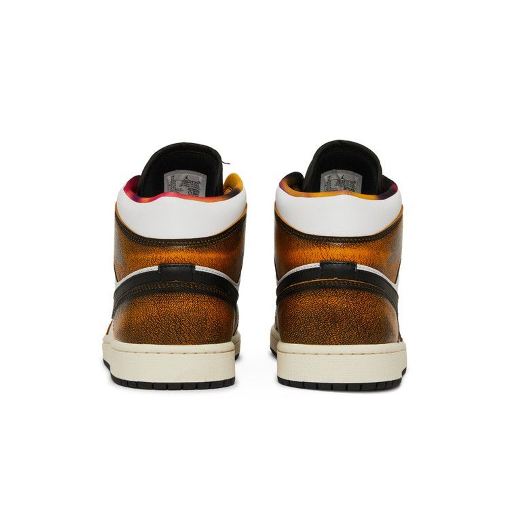 Jordan 1 Mid SE Orange Wear Away – podrážka | Purekickz