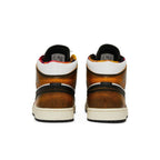 Jordan 1 Mid SE Orange Wear Away – podrážka | Purekickz