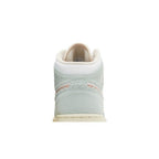 Jordan 1 Mid SE Pink Oxford (GS) – detail materiálu | Purekickz