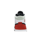 Jordan 1 Mid SE Red Black Toe – detail materiálu | Purekickz