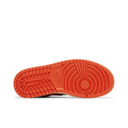 Jordan 1 Mid SE Rush Orange Crimson Bliss (W) – zadní pohled | Purekickz