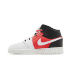 Jordan 1 Mid SE White Black Infrared (GS) – hlavní pohled | Purekickz