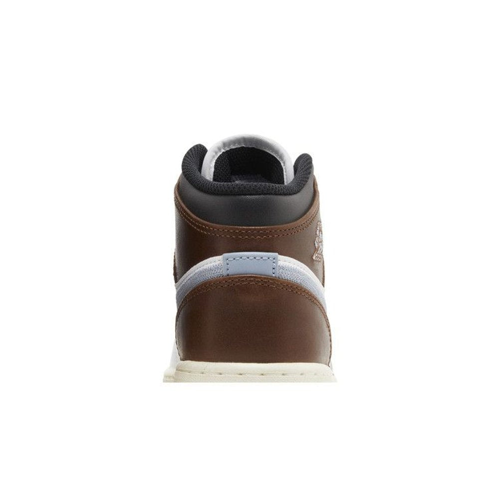 Jordan 1 Mid SE White Brown Blue Grey (GS)