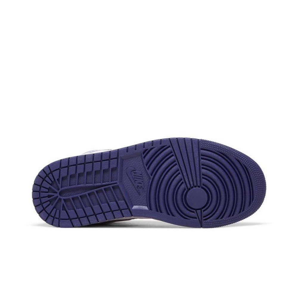 Jordan 1 Mid Sky J Purple – zadní pohled | Purekickz