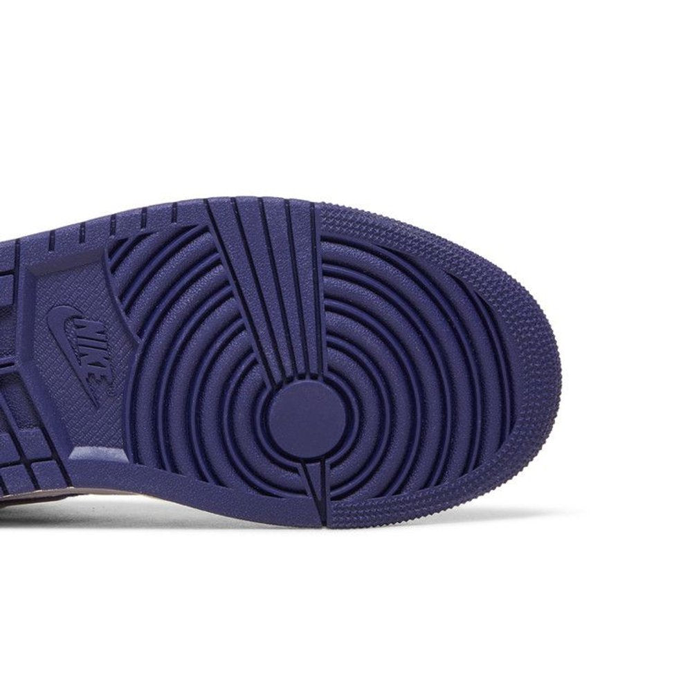 Jordan 1 Mid Sky J Purple – pohled shora | Purekickz