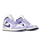 Jordan 1 Mid Sky J Purple – lifestyle foto | Purekickz