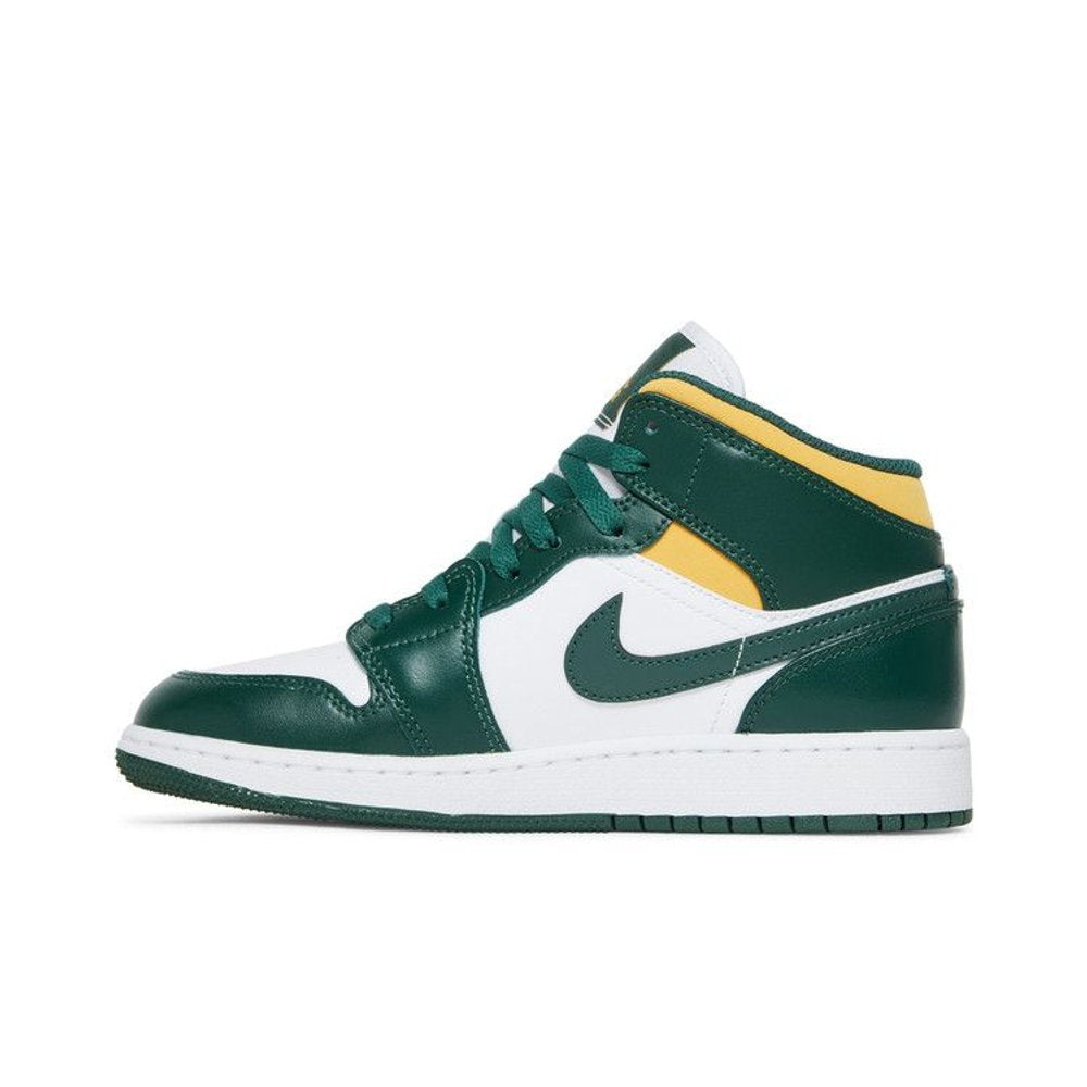 Jordan 1 Mid Sonics (2021) (GS) – hlavní pohled | Purekickz