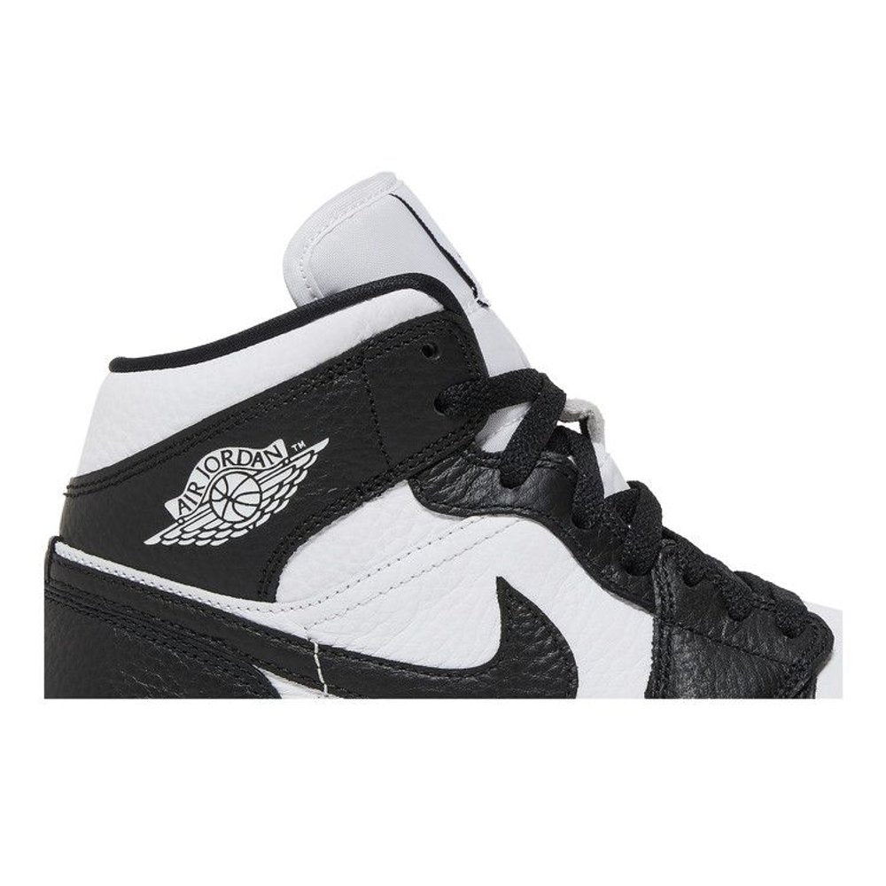 Jordan 1 Mid Split Black White (Women's) – detail | Purekickz
