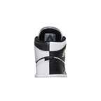 Jordan 1 Mid Split Black White (Women's) – detail materiálu | Purekickz