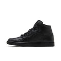 Jordan 1 Mid Triple Black – hlavní pohled | Purekickz
