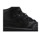 Jordan 1 Mid Triple Black – detail | Purekickz
