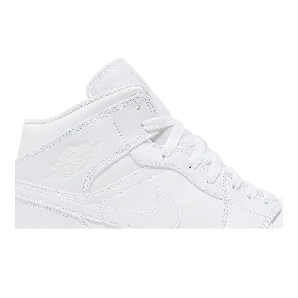 Jordan 1 Mid Triple White – detail | Purekickz